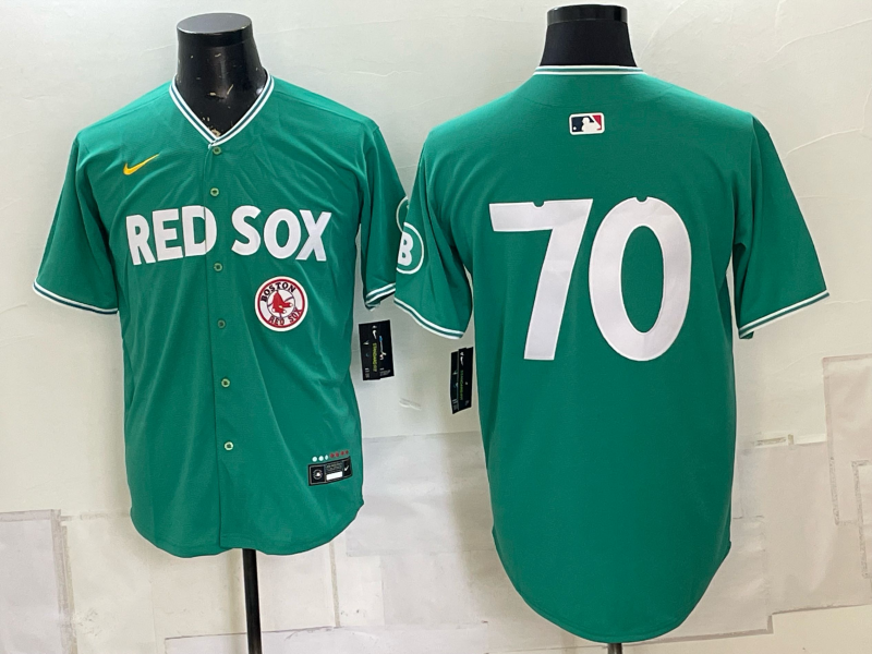 2026 Men Boston Red Sox #70 green Nike MLB Jersey 0826001